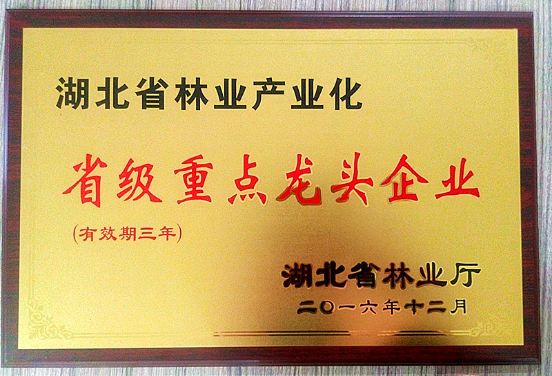 厉害了续集│三川农业公司荣获“湖北省林业产业化省级重点龙头企业”